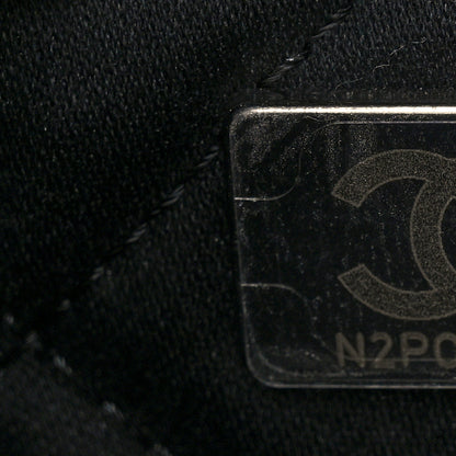Chanel Denim Patchwork Quilted Chanel 22 Black 8 of 12