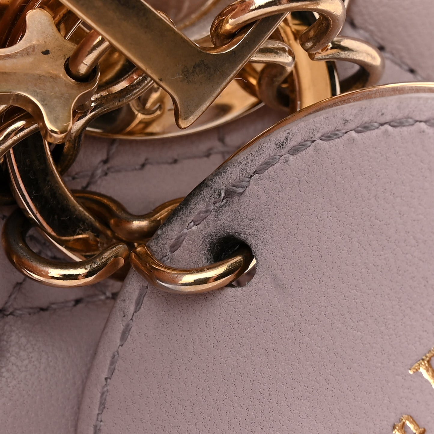 Lambskin Cannage Small My ABCDior Lady Dior Light Pink