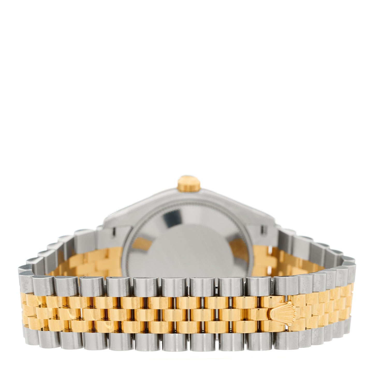 Stainless Steel 18K Yellow Gold Diamond Black Mother of Pearl 31mm Oyster Perpetual Datejust Watch 278273