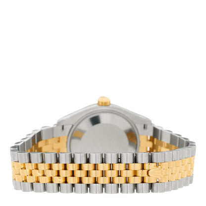 Rolex Stainless Steel 18K Yellow Gold Diamond Black Mother of Pearl 31mm Oyster Perpetual Datejust Watch 278273 3 of 5