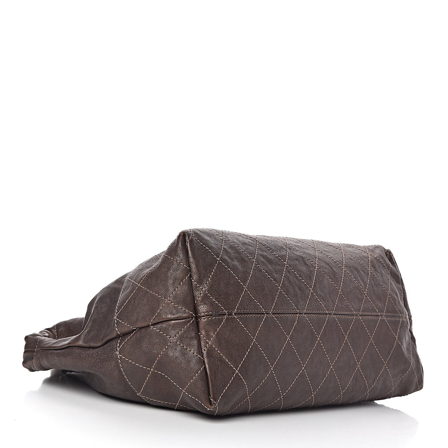 Chanel Metallic Calfskin Baby Coco Cabas Bronze 4 of 11