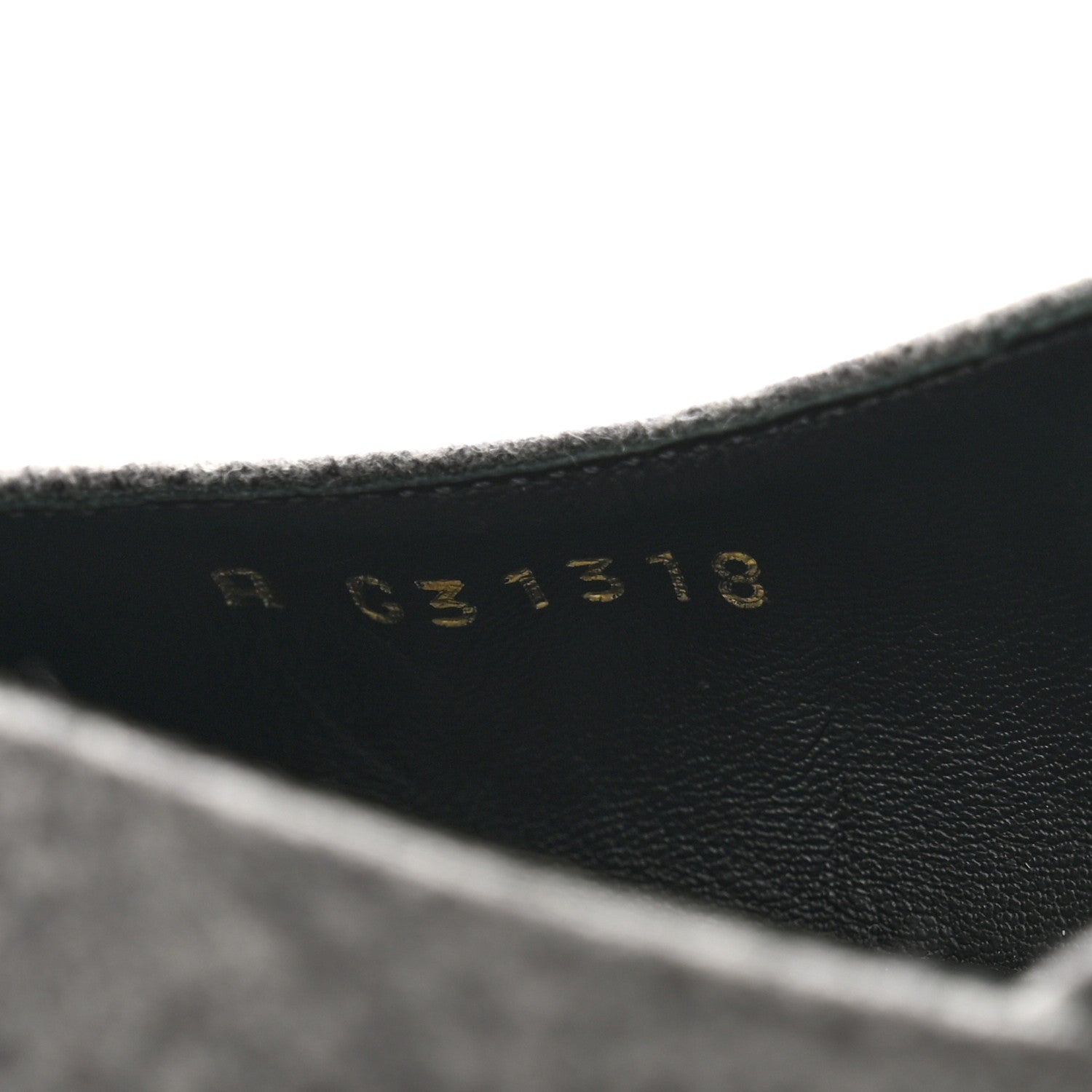 Chanel Wool Velvet Cap Toe CC Slingback Pumps 35 Black Grey 9 of 12