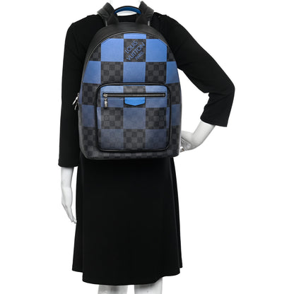 Louis Vuitton Damier Graphite Giant Josh Backpack Blue 2 of 9