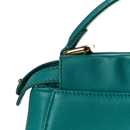 Fendi Nappa Mini Peekaboo Iconic Satchel Lago 12 of 22