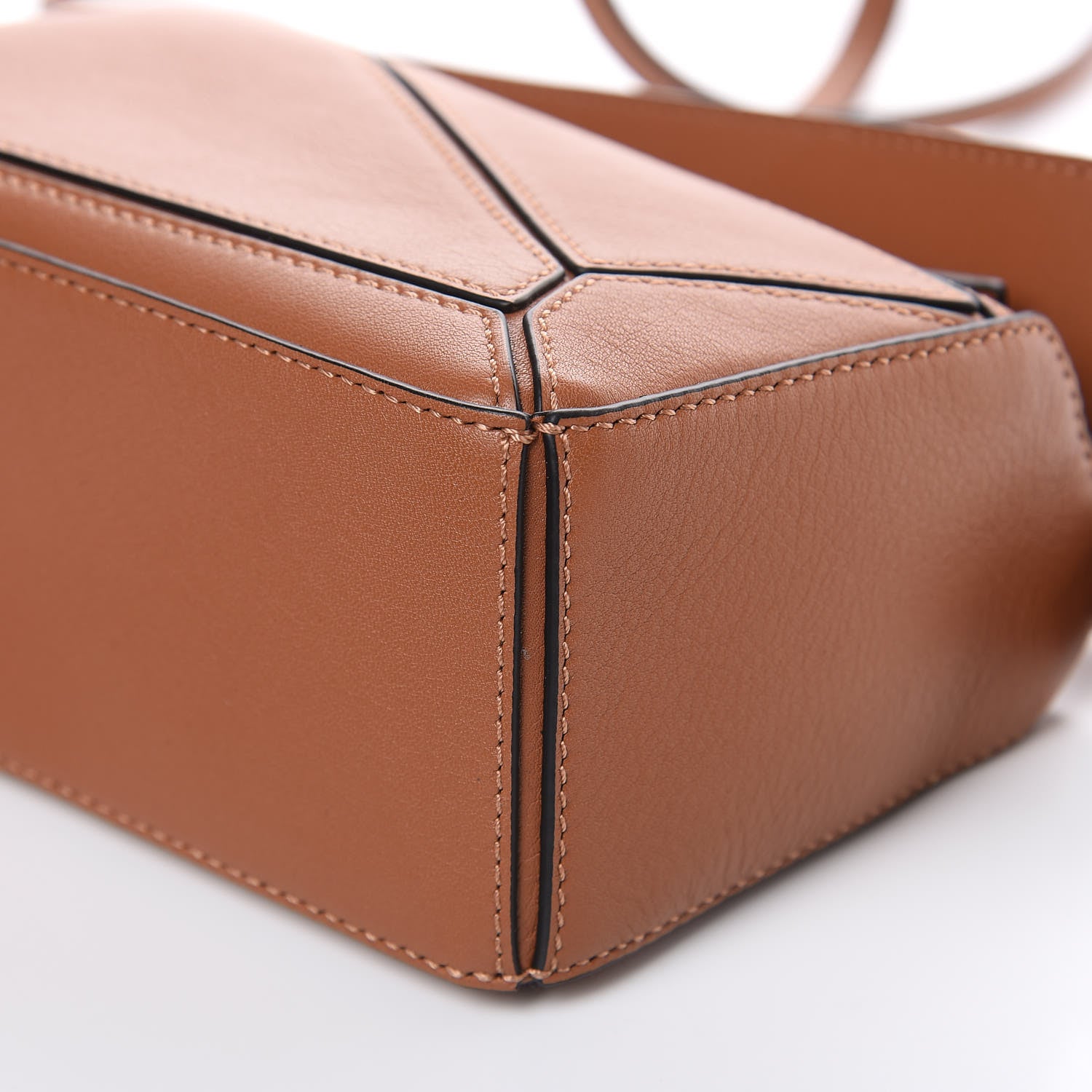 Loewe Calfskin Mini Puzzle Bag Tan 8 of 8