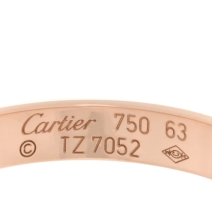 Cartier 18K Pink Gold 3.5mm LOVE Wedding Band Ring 63 10.25 4 of 4