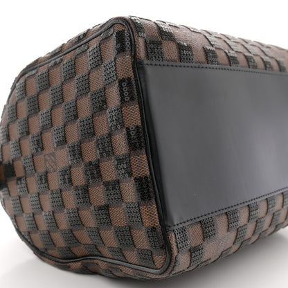 Louis Vuitton Damier Paillettes Speedy 30 Black 9 of 11