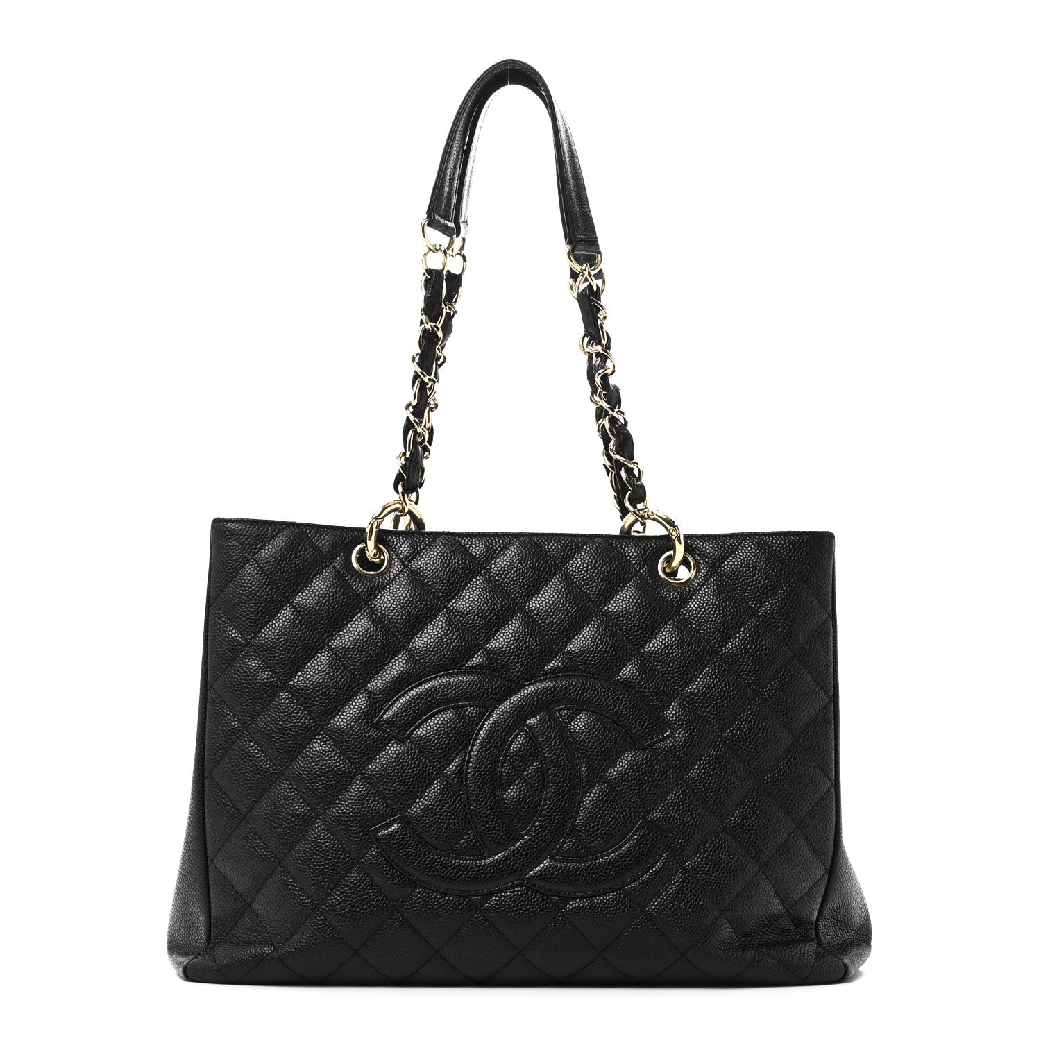 Chanel Caviar Quilted Grand Shopping Tote GST Black 1 of 10