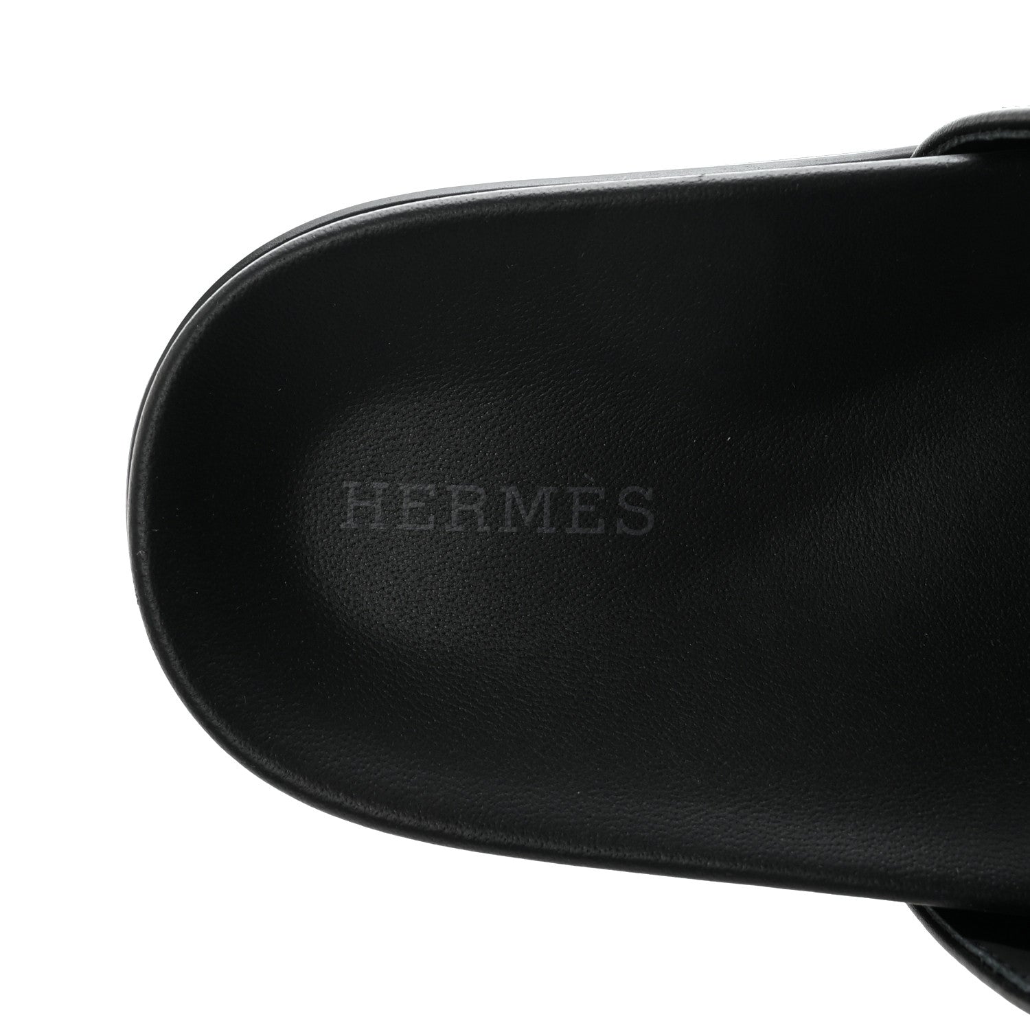 Hermes Calfskin Womens Empire Sandals 38 Black 16 of 20