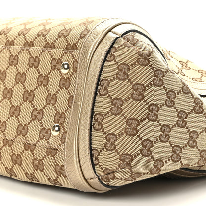 Gucci Monogram Medium Bella Hobo Gold 9 of 9