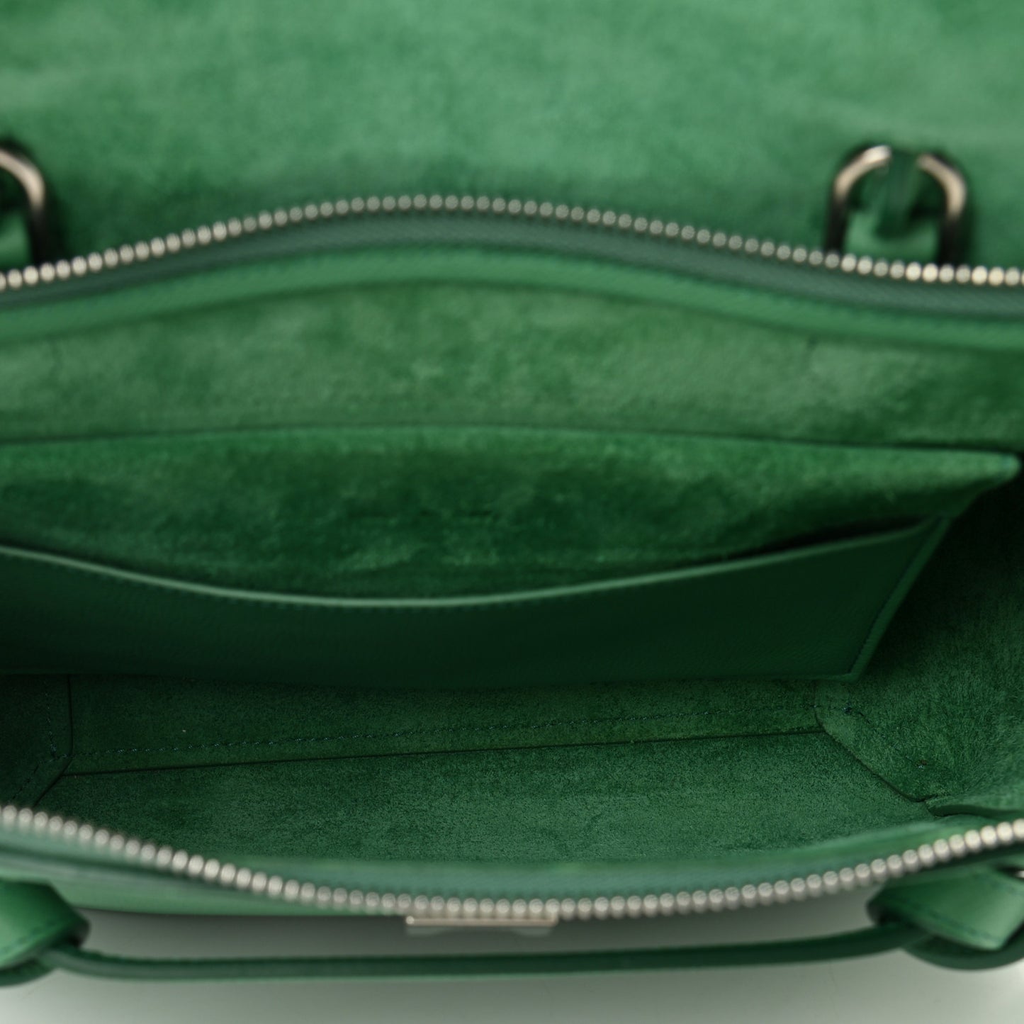 Grained Calfskin Micro Belt Bag Pop Green