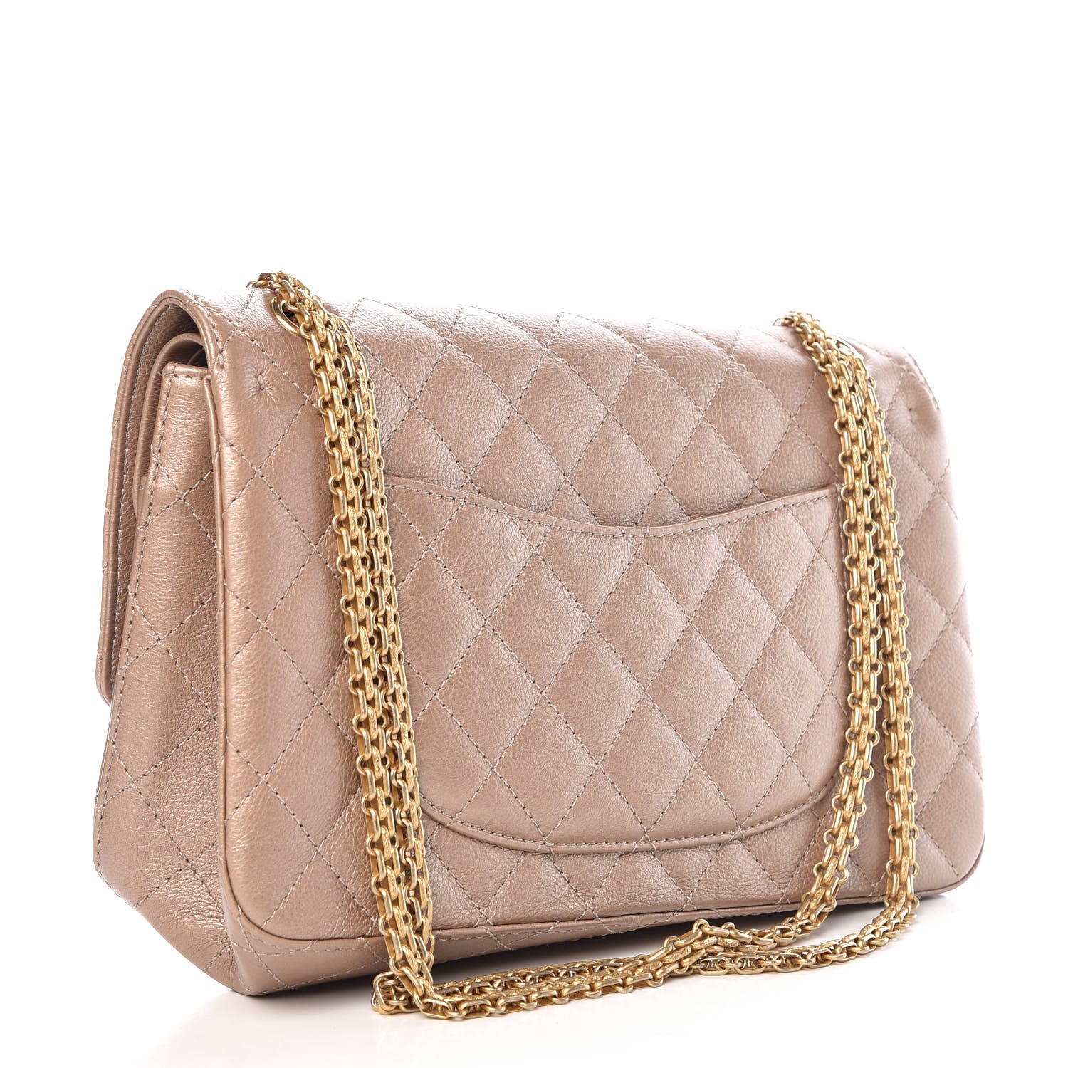 Chanel Metallic Calfskin Quilted 2.55 Reissue 226 Flap Gold 4 of 13