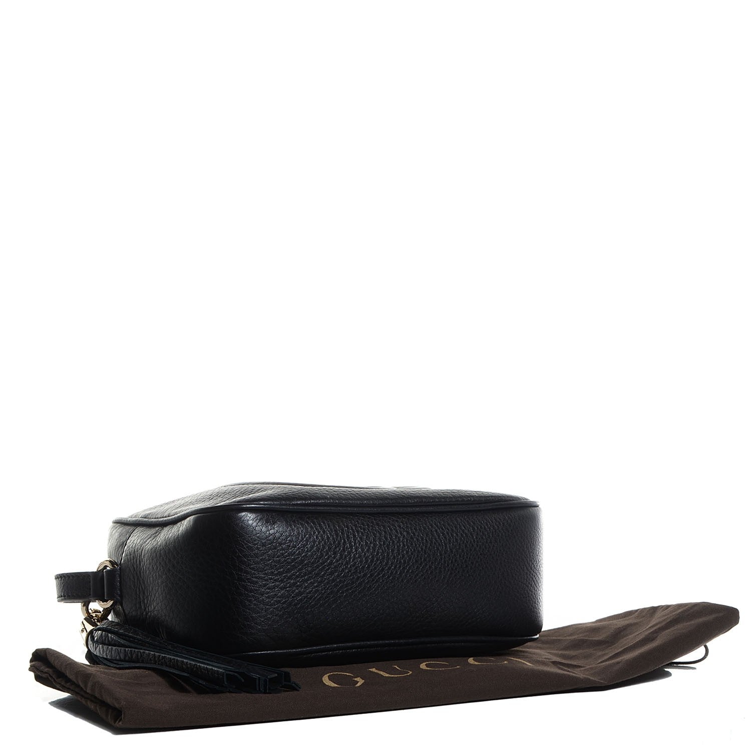 Gucci Pebbled Calfskin Small Soho Disco Bag Black 5 of 10