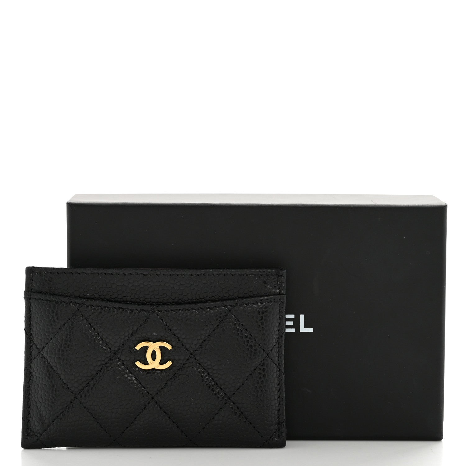 Chanel Caviar Quilted Card Holder Black 12 of 12