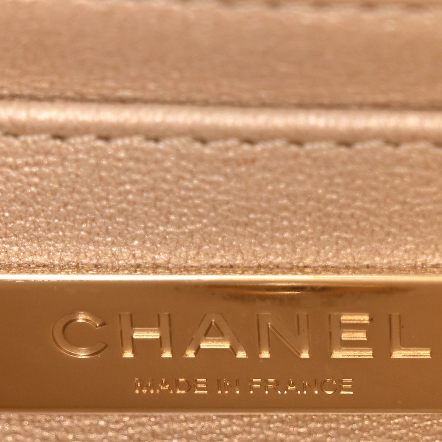 Chanel Mirror Calfskin Metallic Calfskin Quilted Hollywood Boulevard Mini Flap With Star Coin Purse Gold 7 of 11