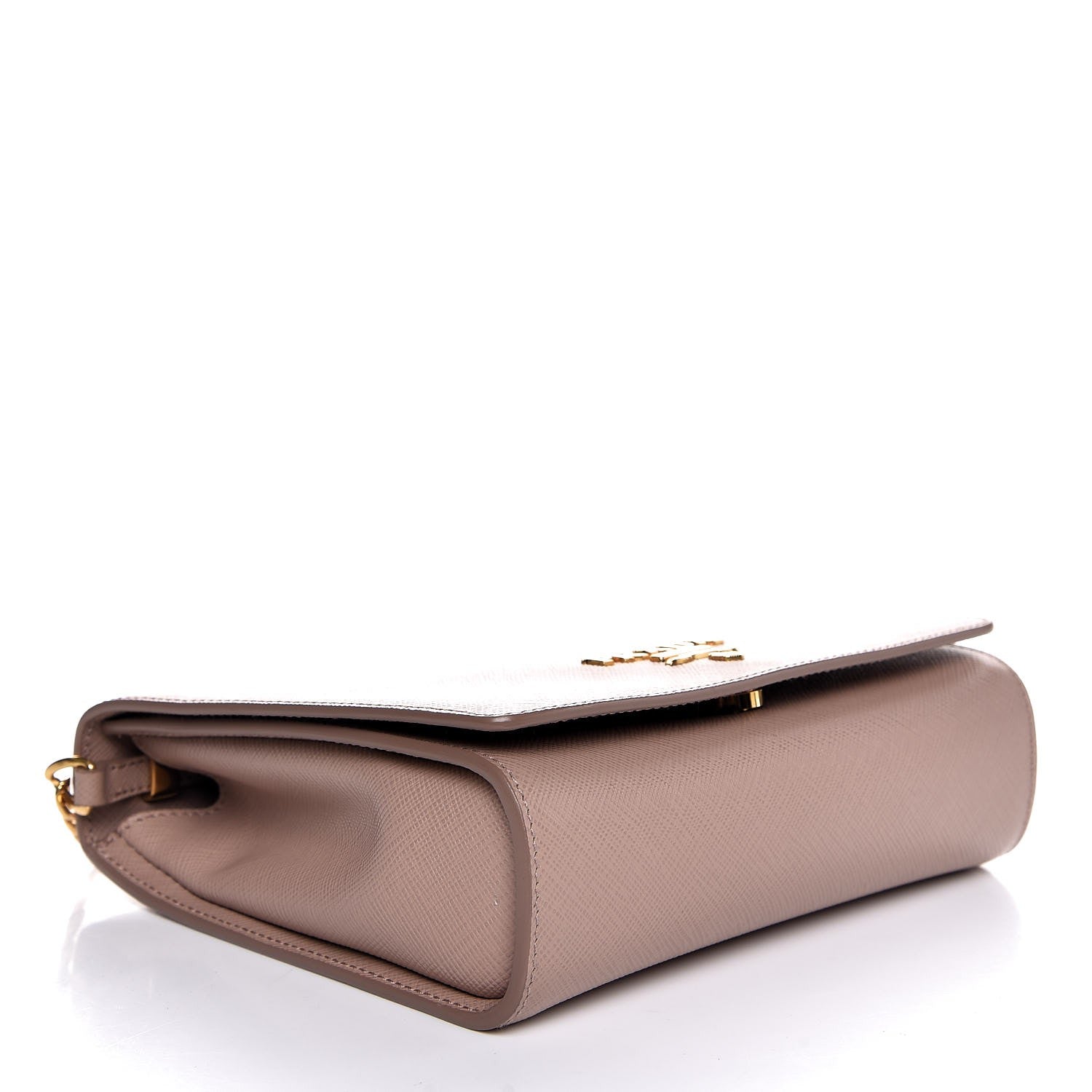 Prada Saffiano Lux Chain Wallet Cammeo 4 of 9