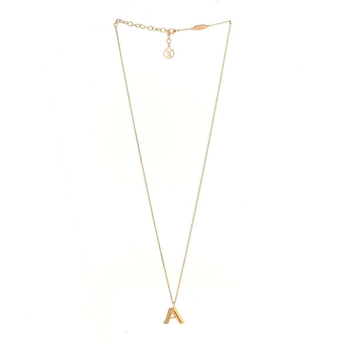 Louis Vuitton LV And Me Letter A Necklace Gold 3 of 6