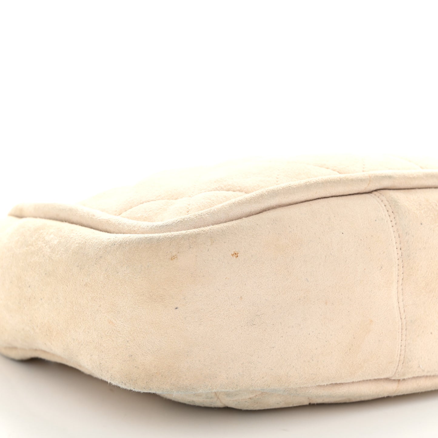 Shearling Quilted Mademoiselle Tote Beige