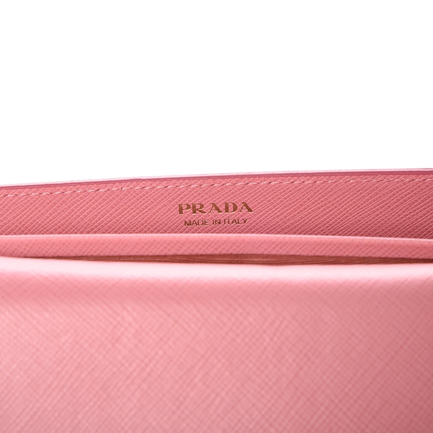 Prada Saffiano Cahier Chain Wallet Petalo 7 of 8