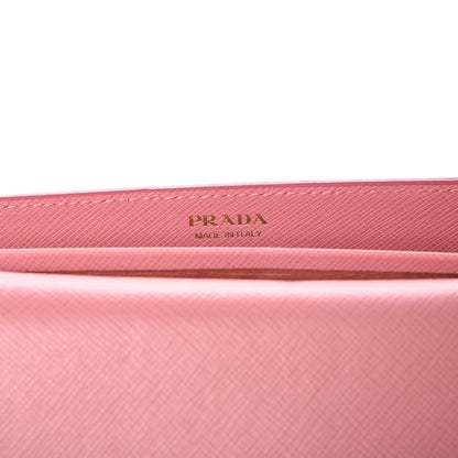 Prada Saffiano Cahier Chain Wallet Petalo 7 of 8
