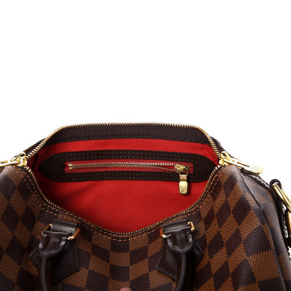 Louis Vuitton Damier Ebene Speedy Bandouliere 25 6 of 9