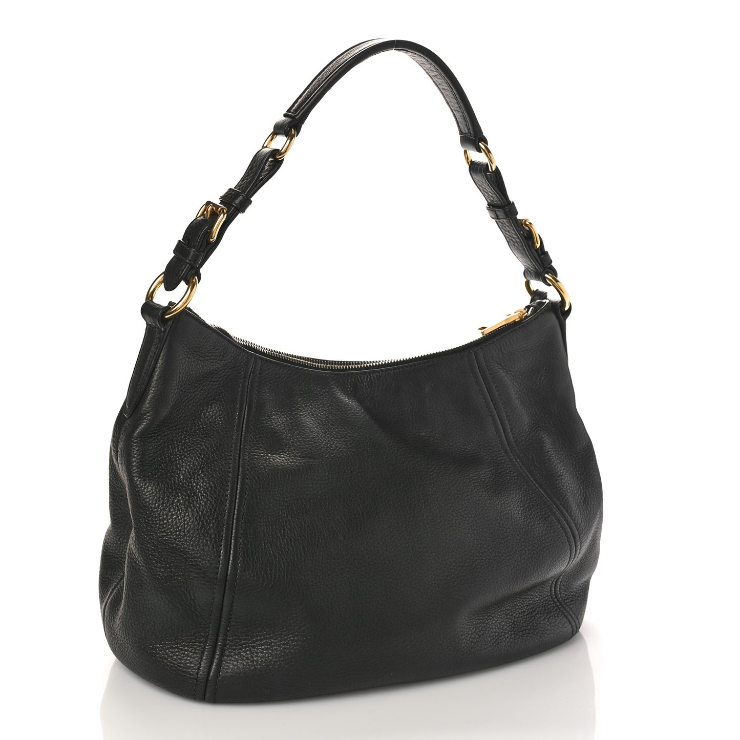 Vitello Daino Hobo Black
