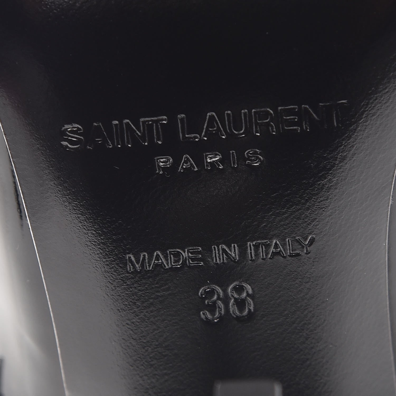 Saint Laurent Patent Opyum 110 Pumps 38 Nero Black 6 of 9