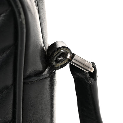 Saint Laurent Calfskin Matelasse Monogram Lou Camera Bag Black 13 of 13