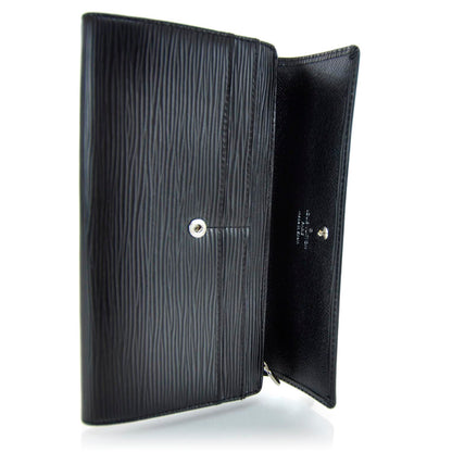 Louis Vuitton Epi Sarah Wallet Black 6 of 12