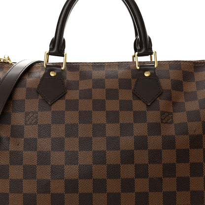 Louis Vuitton Damier Ebene Speedy Bandouliere 30 8 of 18