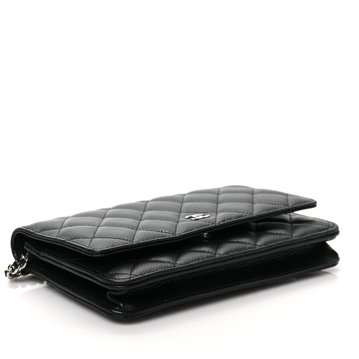 Chanel Caviar Quilted Wallet On Chain WOC Black 4 of 8