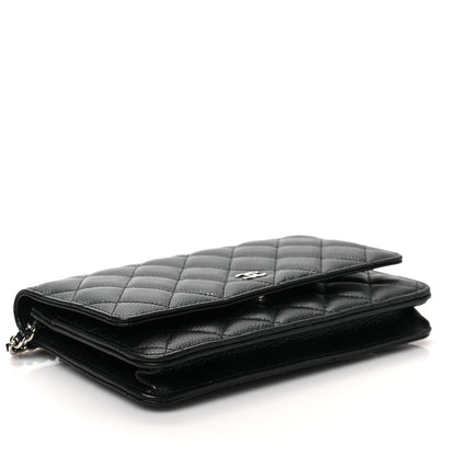 Chanel Caviar Quilted Wallet On Chain WOC Black 4 of 8
