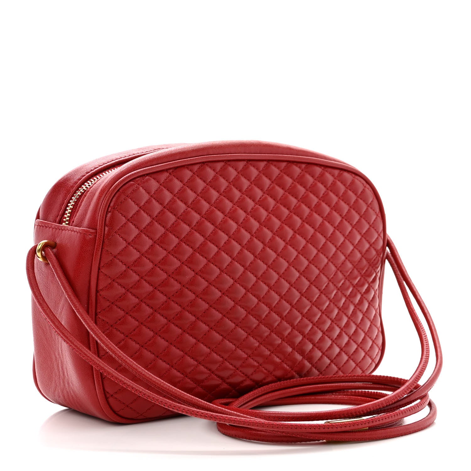 Saint Laurent Lambskin Quilted Monogram Victoire Camera Bag Rouge Eros 3 of 10