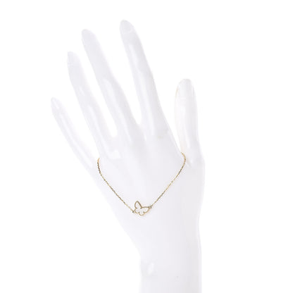 Van Cleef & Arpels 18K Yellow Gold Mother of Pearl Sweet Alhambra Butterfly Bracelet 2 of 5