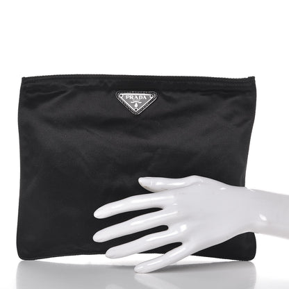 Prada Satin Evening Clutch Black 2 of 7