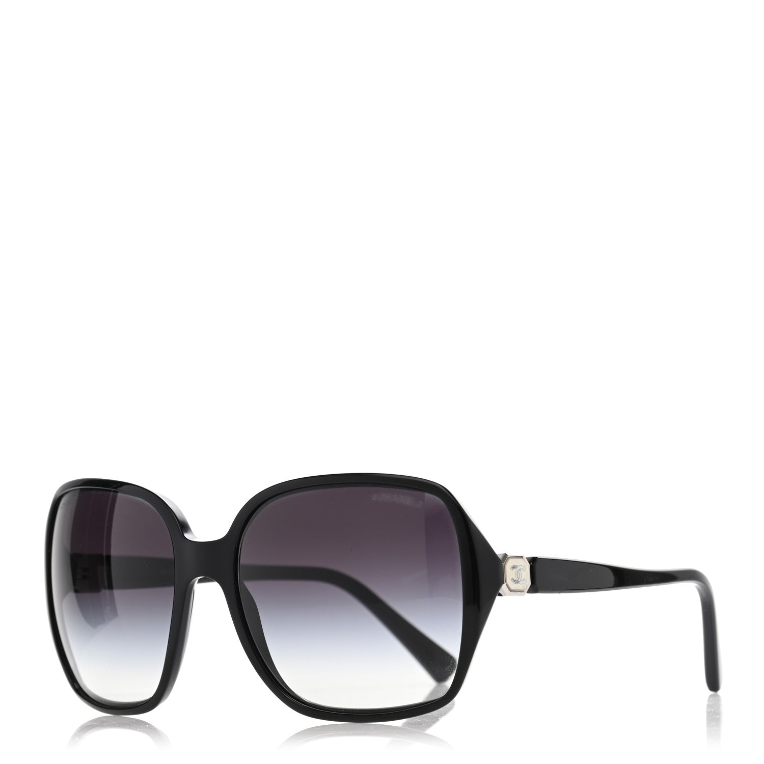 Chanel CC Sunglasses 5284 Black 1 of 8