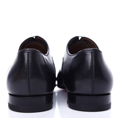 Christian Louboutin Calfskin Mens Greggo Flat Oxfords 43 Black 7 of 11