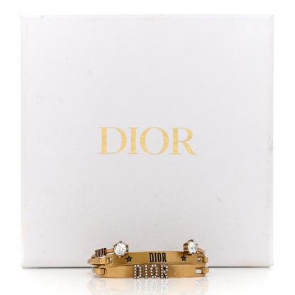 Christian Dior Metal Crystal Dio(r)evolution Bracelet Set Gold 4 of 4