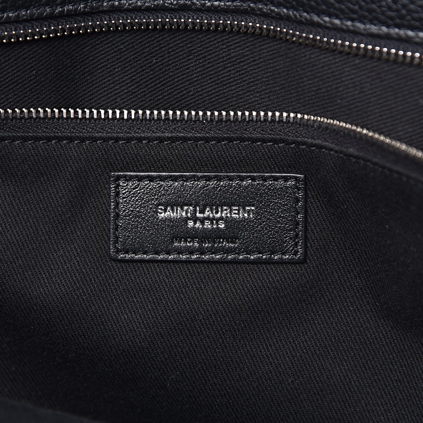 Grained Calfskin Medium Souple Sac De Jour Duffle Black