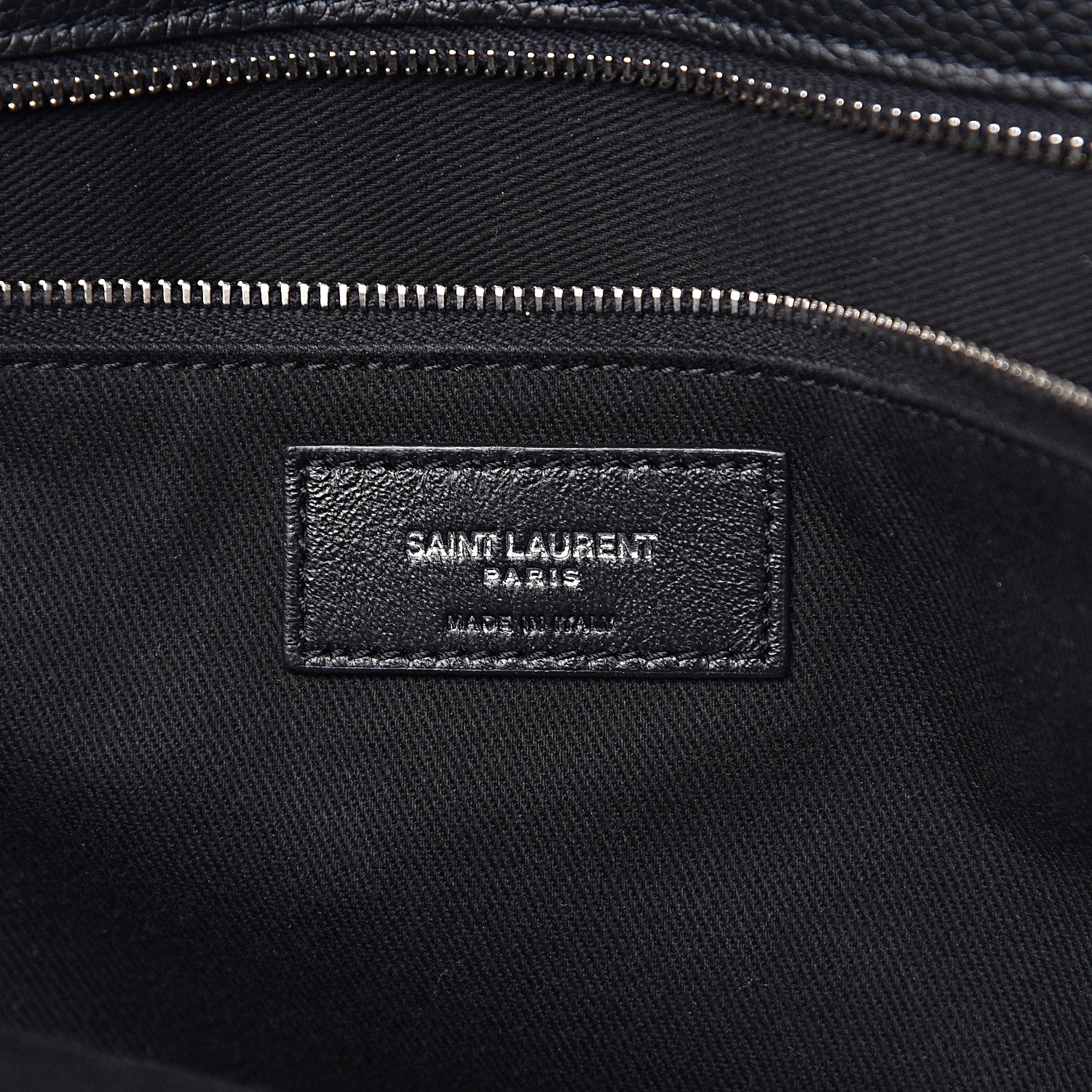 Saint Laurent Grained Calfskin Medium Souple Sac De Jour Duffle Black 6 of 9
