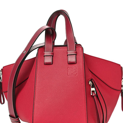 Loewe Grained Calfskin Small Hammock Shoulder Bag Raspberry 7 of 14