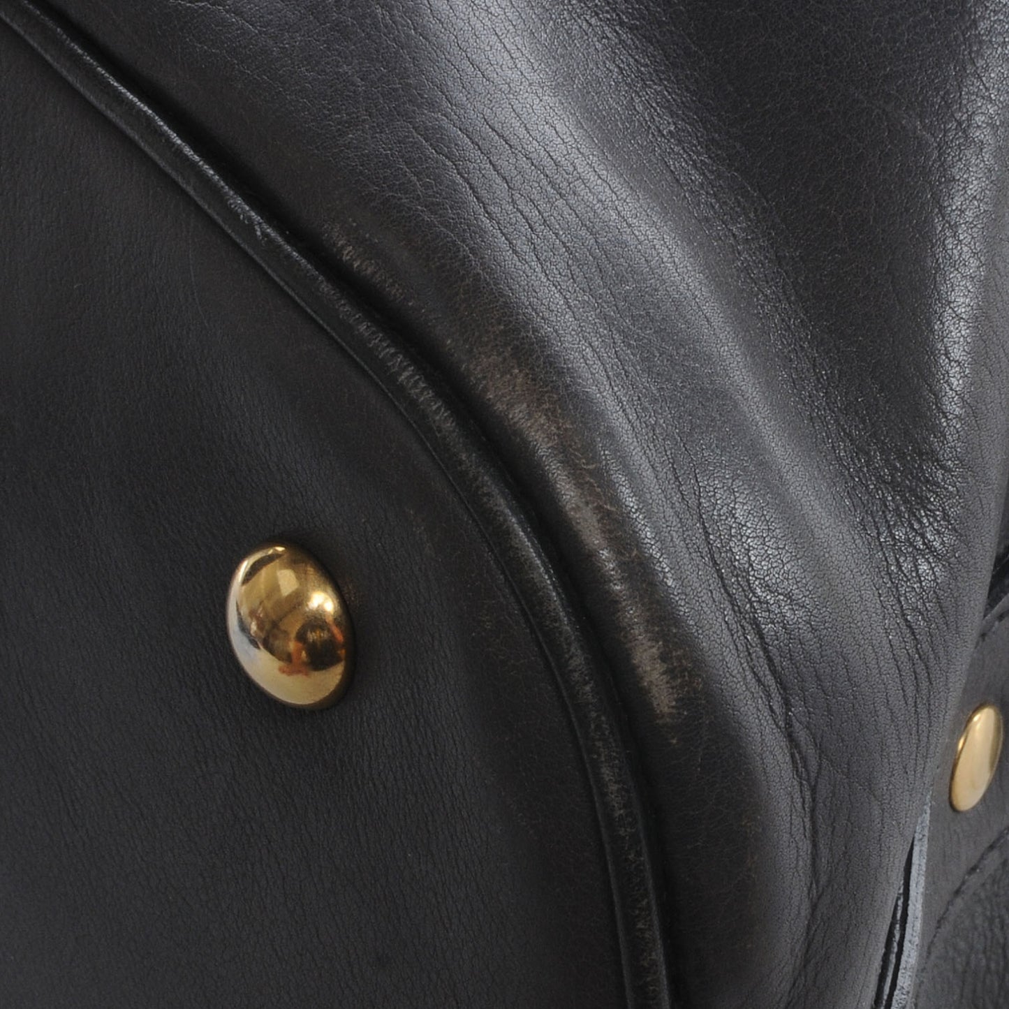 Leather Large Muse Dark Grey