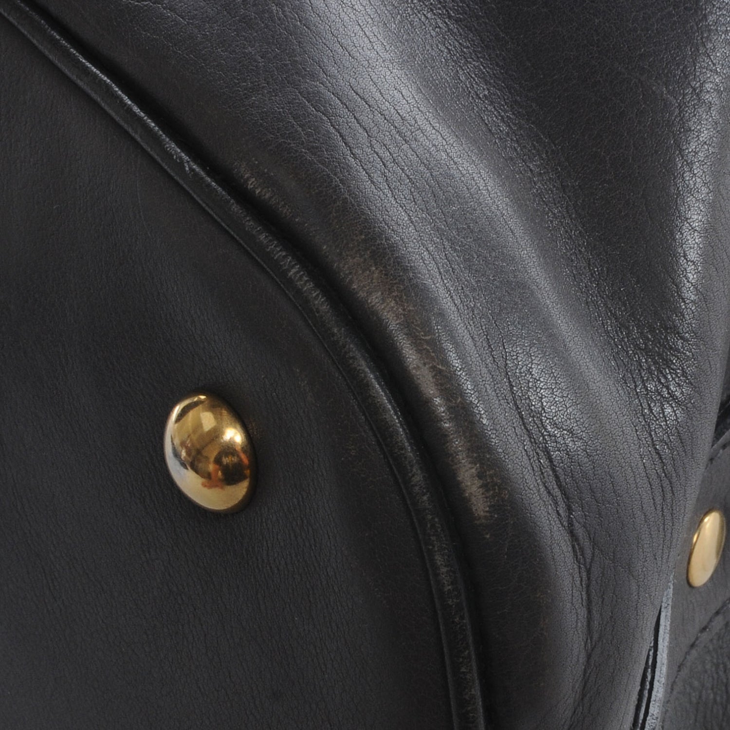 Saint Laurent Leather Large Muse Dark Grey 6 of 12