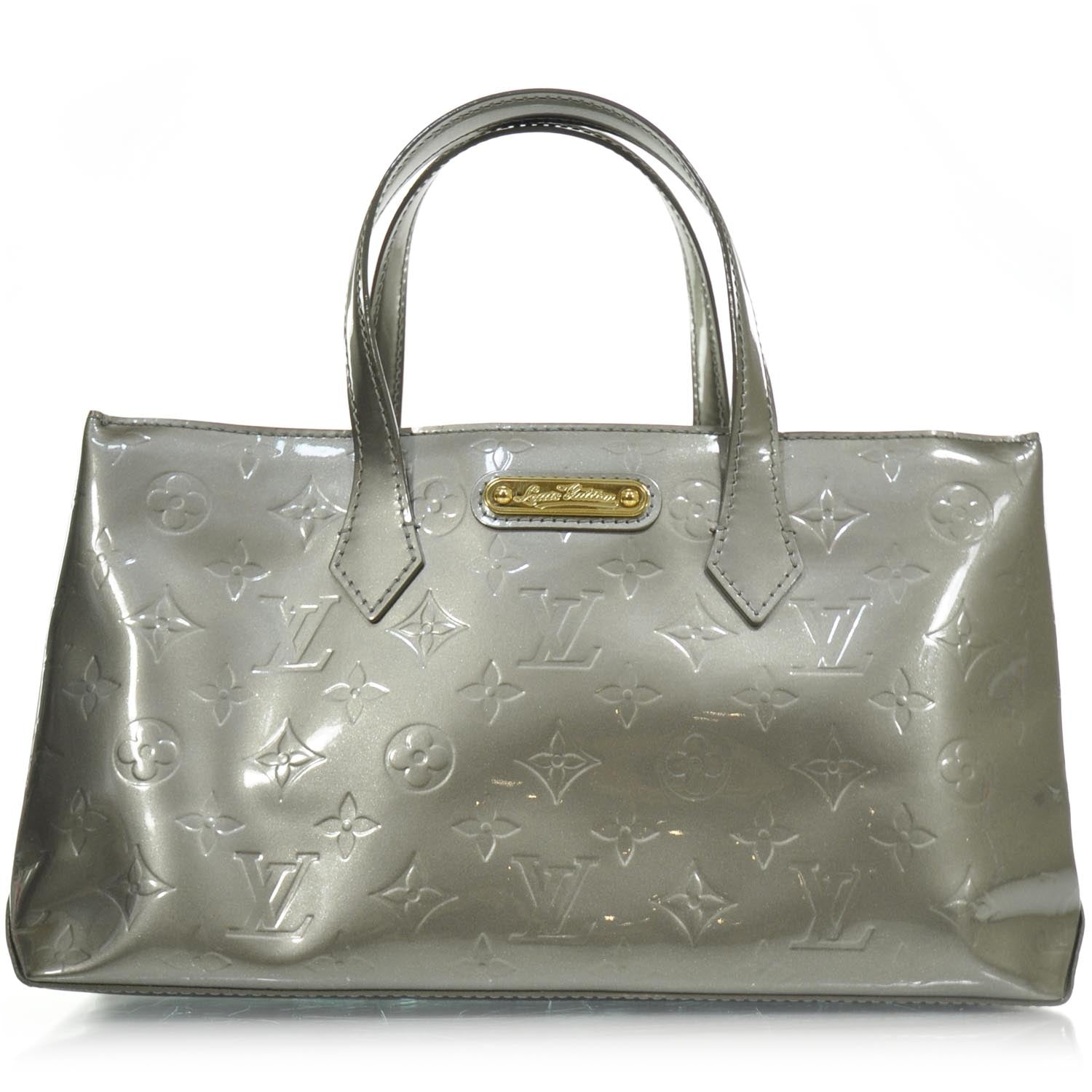 Louis Vuitton Vernis Wilshire PM Gris Art Deco 1 of 9