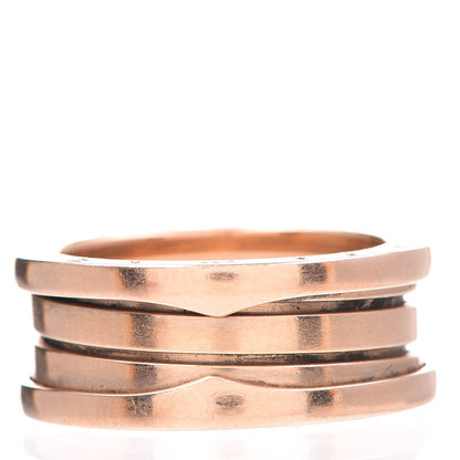 Bulgari BVLGARI 18K Rose Gold B.Zero1 3 Band Ring 56 7.5 1 of 4