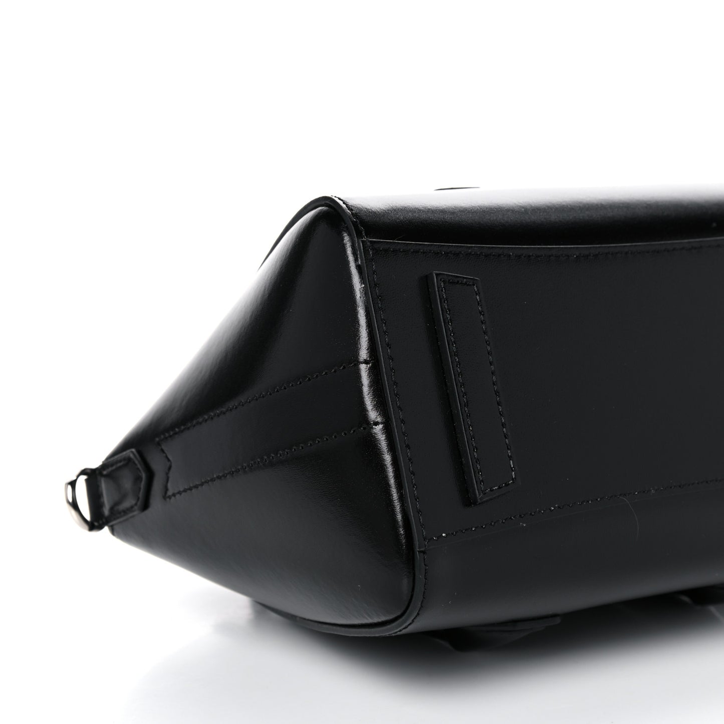 Box Calfskin Mini Lock Antigona Shoulder Bag Black