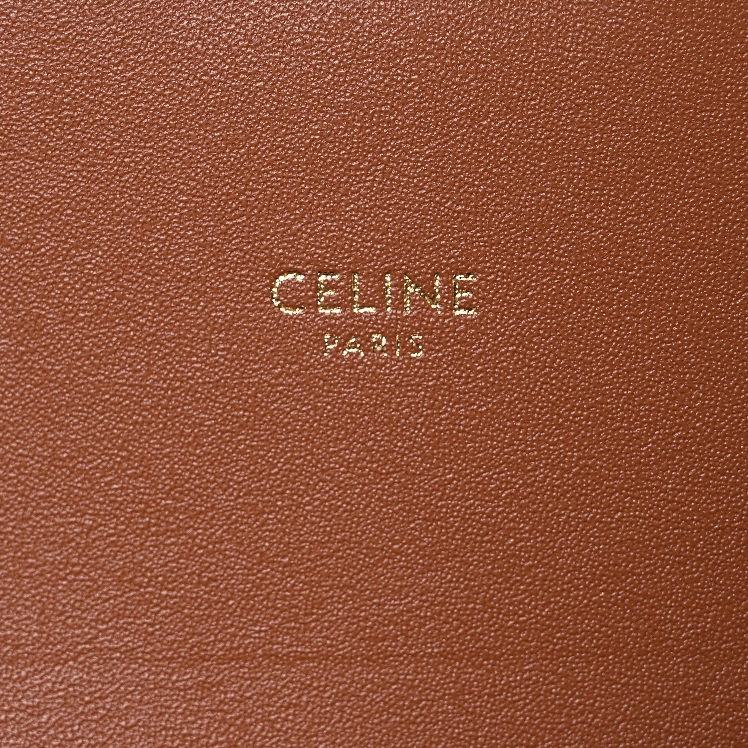 Celine Textile Calfskin Classique Triomphe Bag Natural Tan 9 of 15