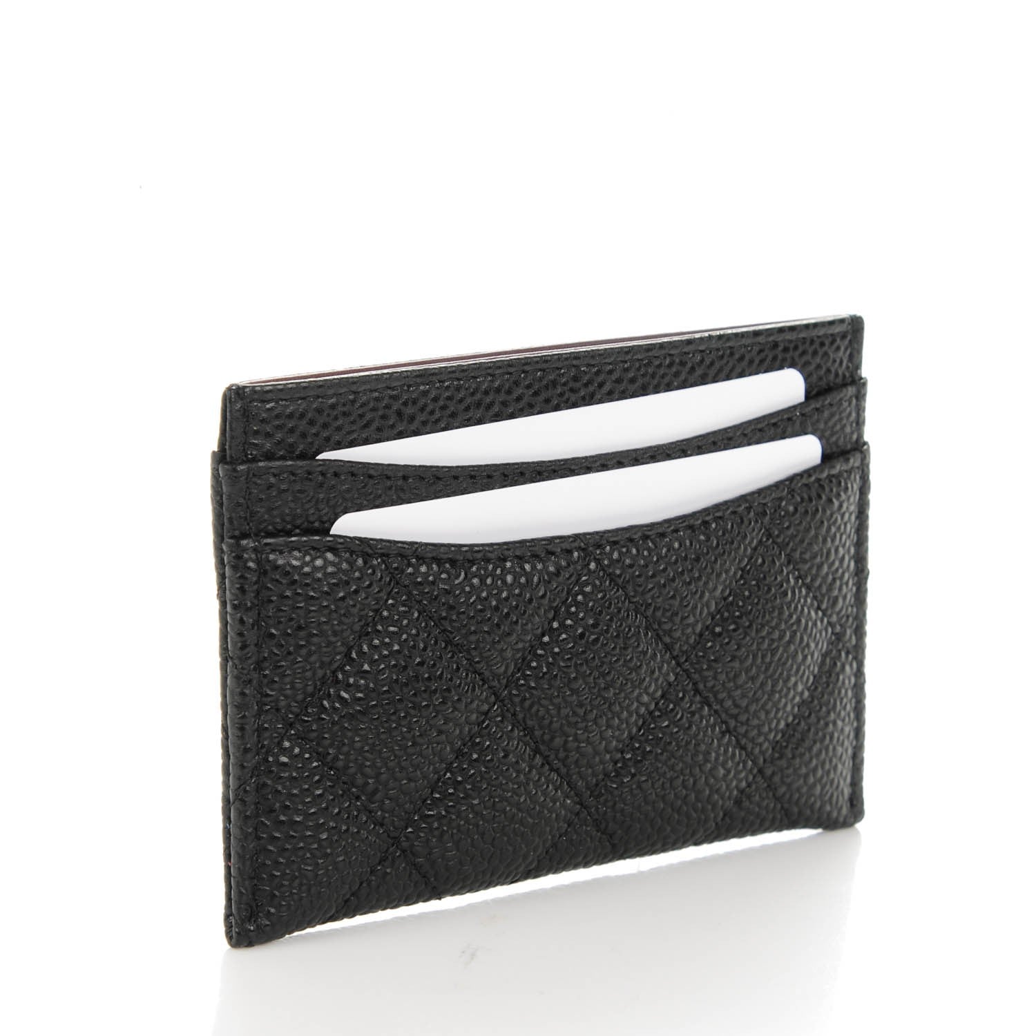 Chanel Caviar Quilted Card Holder Black 3 of 8