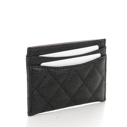 Chanel Caviar Quilted Card Holder Black 3 of 8