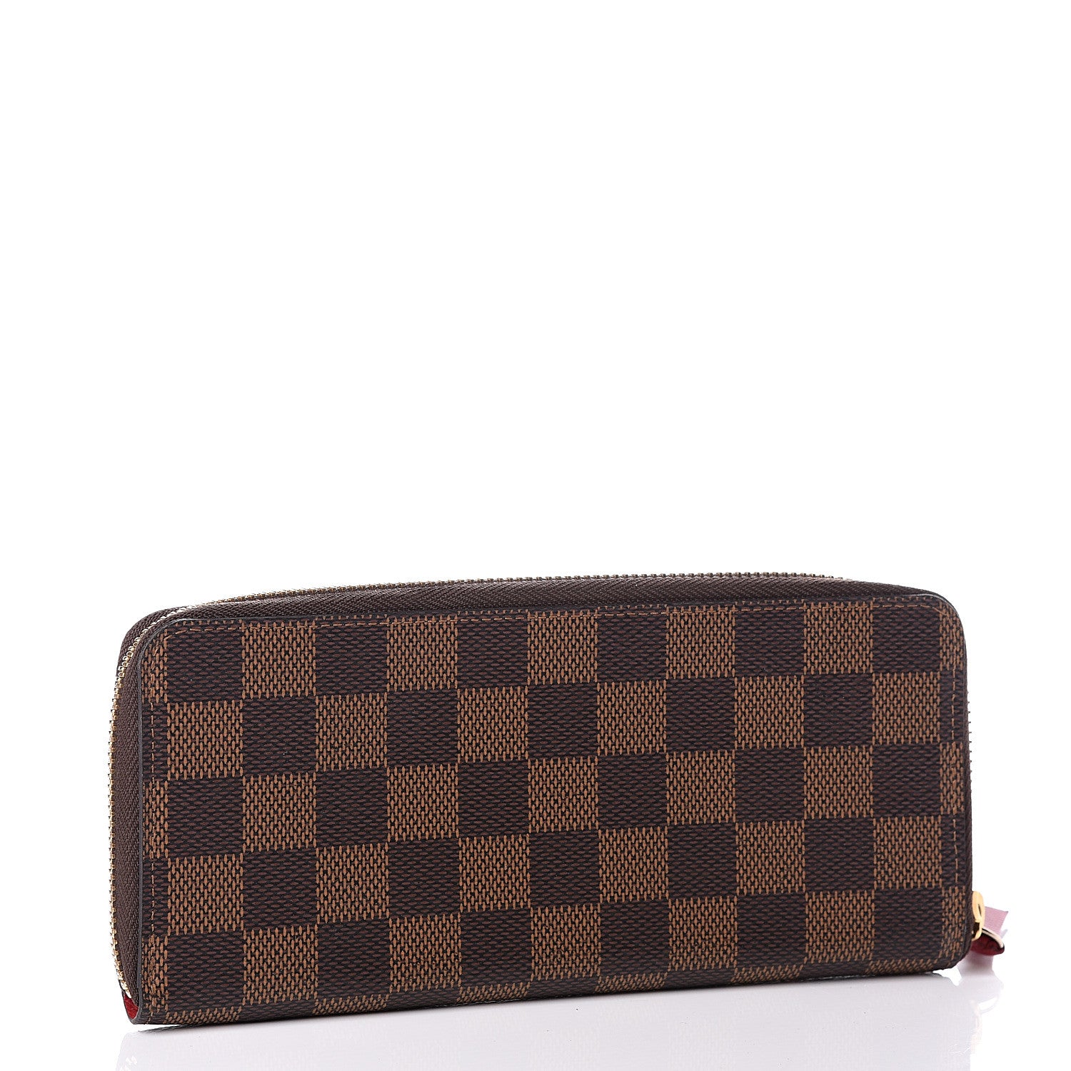 Louis Vuitton Damier Ebene Clemence Wallet Cherry 2 of 8